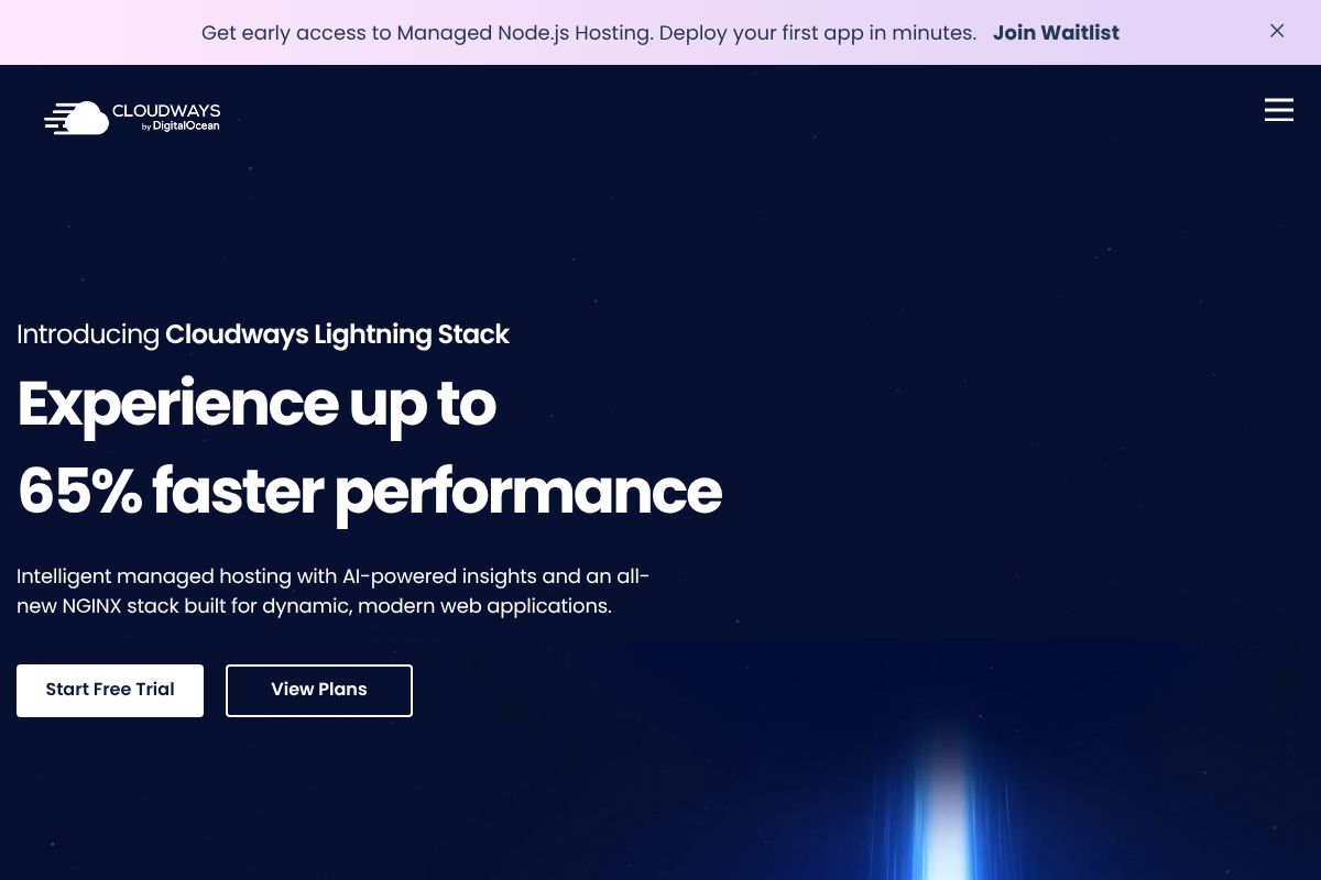 Cloudways dashboard screenshot